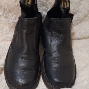 Dr Martens Size 7 Men Black Leather Slip-On Shoes